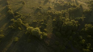 Bir dron ile güzel sahne