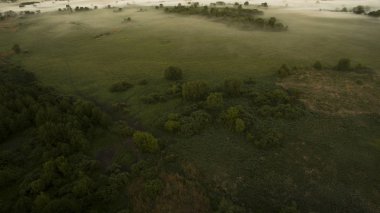 Bir dron ile güzel sahne