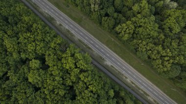 Bir dron ile güzel sahne