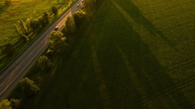 Güzel sahne dron vurdu