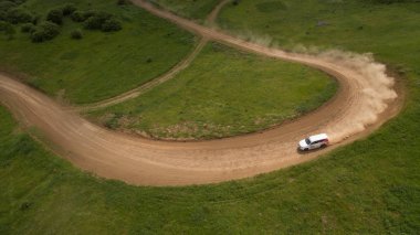 Bir dron ile güzel sahne