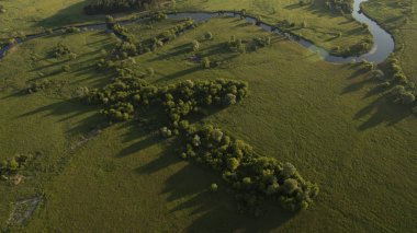 Bir dron ile güzel sahne