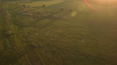 Bir dron ile güzel sahne