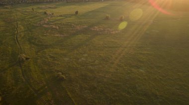 Bir dron ile güzel sahne