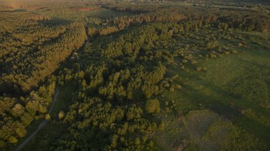 Bir dron ile güzel sahne