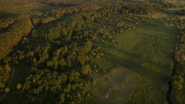 Bir dron ile güzel sahne