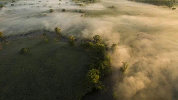 Hermoso paisaje con un dron — Foto de Stock
