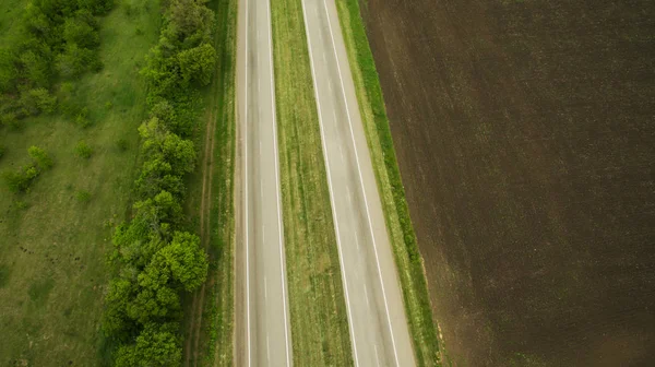 Schöne Landschaft mit einer Drohne — Stockfoto