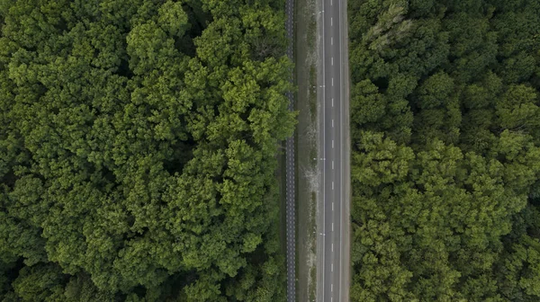 Schöne Landschaft mit einer Drohne — Stockfoto