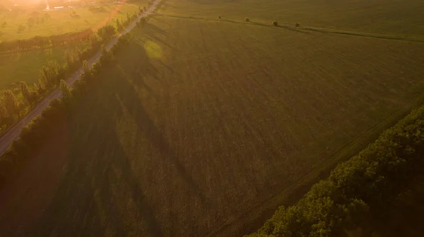 Gyönyörű Táj Lövés Drone — Stock Fotó