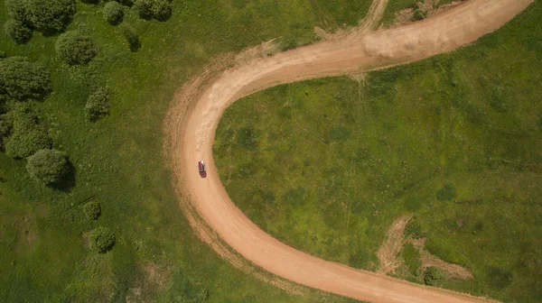 Güzel Sahne Dron Vurdu — Stok fotoğraf