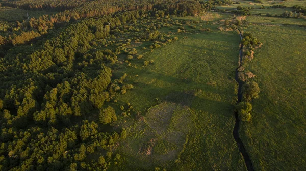 Bir dron ile güzel sahne