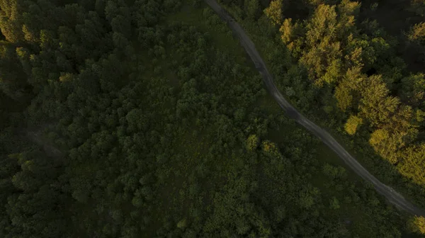 Schöne Landschaft mit einer Drohne — Stockfoto