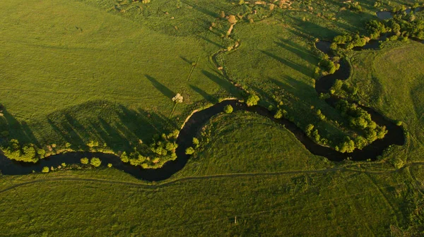 Beautiful Scenery Shot Drone Stock Image