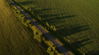 Yukarıdan güzel alan görünümü