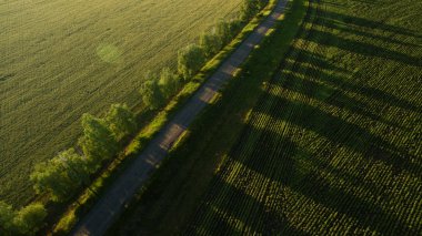 Yukarıdan güzel alan görünümü