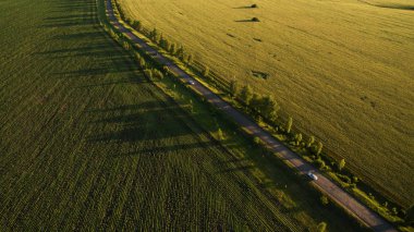 Yukarıdan güzel alan görünümü