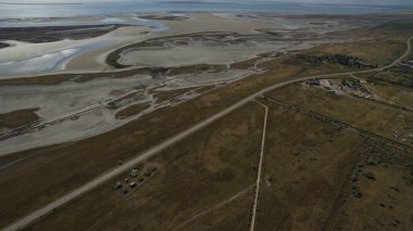 Kuş uçuşu ile rezervuar manzarası