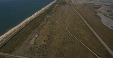 Kuş uçuşu ile rezervuar manzarası