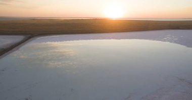 Güzel plaj manzarası yukarıdan