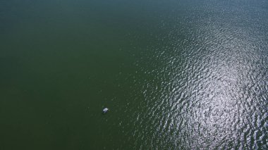 Güzel plaj manzarası yukarıdan