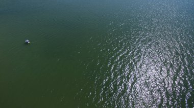 Güzel plaj manzarası yukarıdan