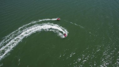 Deniz yukarıdan yaz görünümünde