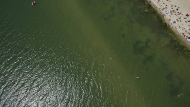 Deniz yukarıdan yaz görünümünde