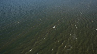 Gün boyunca deniz hava fotoğrafçılığı