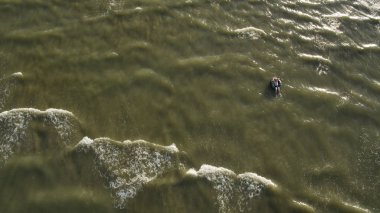 Gün boyunca deniz hava fotoğrafçılığı
