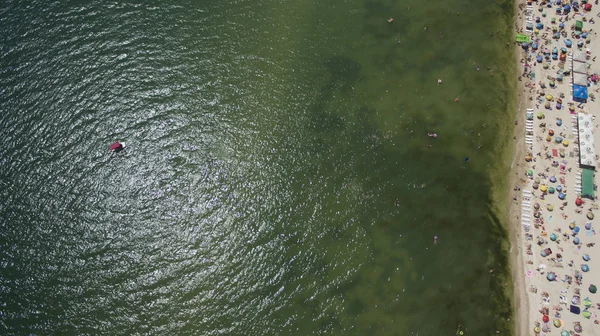 Deniz yukarıdan yaz görünümünde