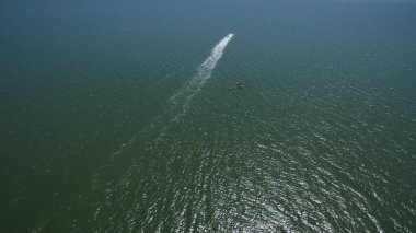 Deniz yukarıdan yaz görünümünde