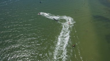 Deniz yukarıdan yaz görünümünde