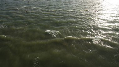 Deniz yukarıdan yaz görünümünde