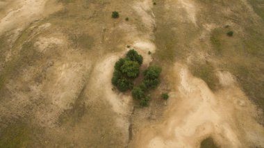 Kumlu çöl hava fotoğrafçılığı güzel manzara