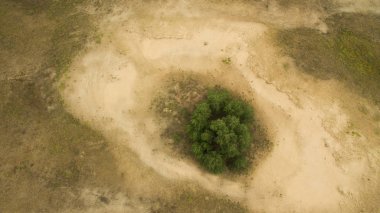 Kumlu çöl hava fotoğrafçılığı güzel manzara