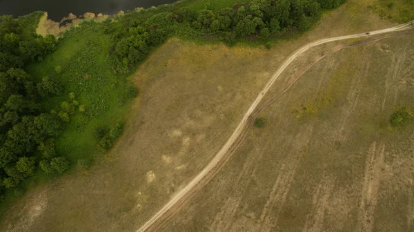 Güzel manzara bir yükseklikten çekim