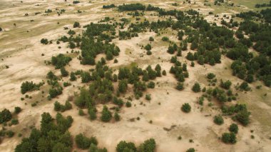 Güzel manzara bir yükseklikten çekim
