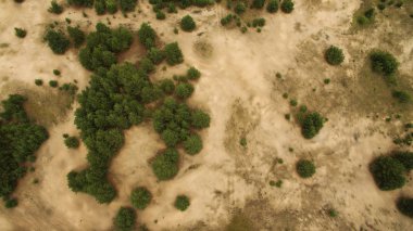 Güzel manzara bir yükseklikten çekim
