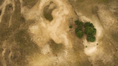 Güzel manzara bir yükseklikten çekim