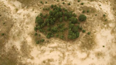 Güzel manzara bir yükseklikten çekim