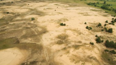Güzel manzara bir yükseklikten çekim