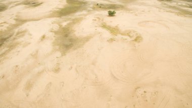 Kumlu çöl hava fotoğrafçılığı güzel manzara
