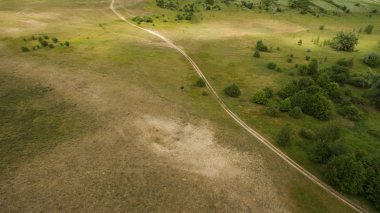 Güzel manzara bir yükseklikten çekim