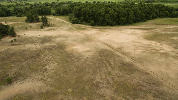 Güzel manzara bir yükseklikten çekim