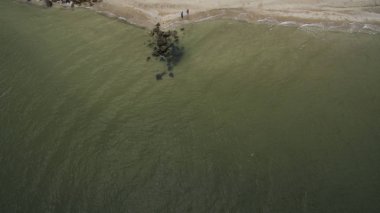 denizin üzerinde insanlar istirahat