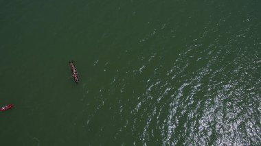 Deniz yukarıdan yaz görünümünde