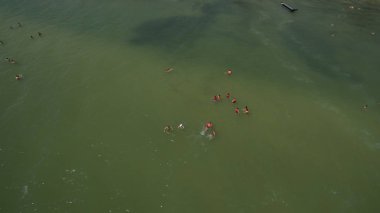 Deniz yukarıdan yaz görünümünde