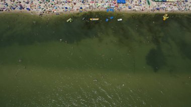 Deniz yukarıdan yaz görünümünde