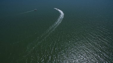Deniz yukarıdan yaz görünümünde